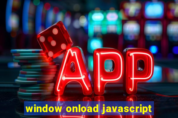 window onload javascript